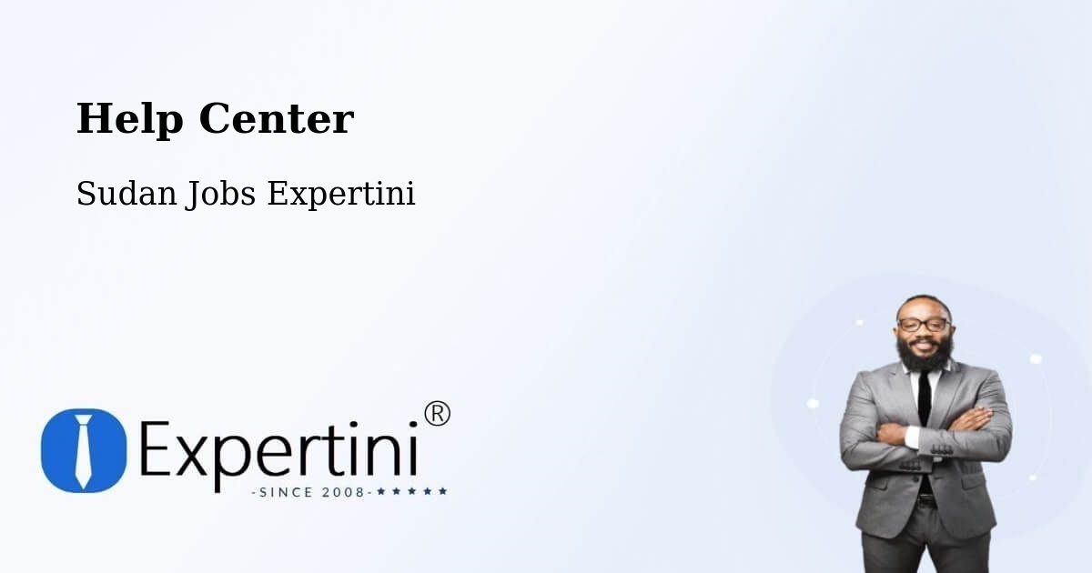 Help Center – Sinnar - Sudan Jobs Expertini